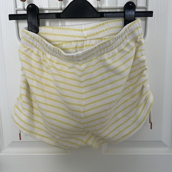 Volcom yellow striped cotton lounge shorts in size Small - Picture 5 of 5